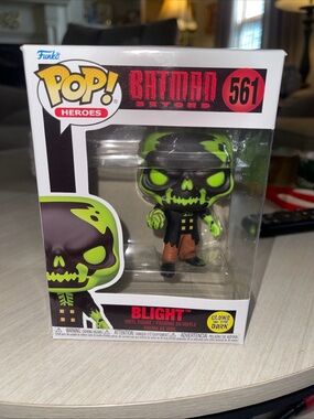 Funko Pop! Heroes Batman Beyond 561 Blight Glow-in-the-Dark Green Black Brown